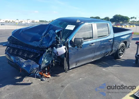 2022 Chevrolet Silverado 1500 Ltd 2Wd Short Bed Custom z USA, uszkodzony, nr VIN 3GCPWBEK9NG125102